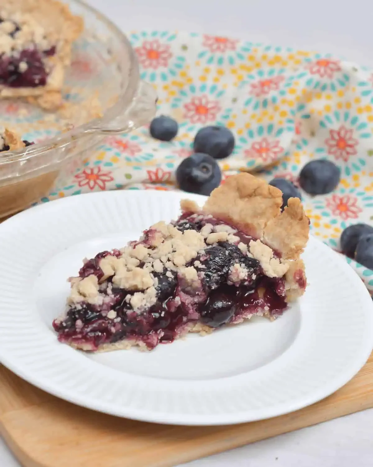Blueberry Crumb Pie