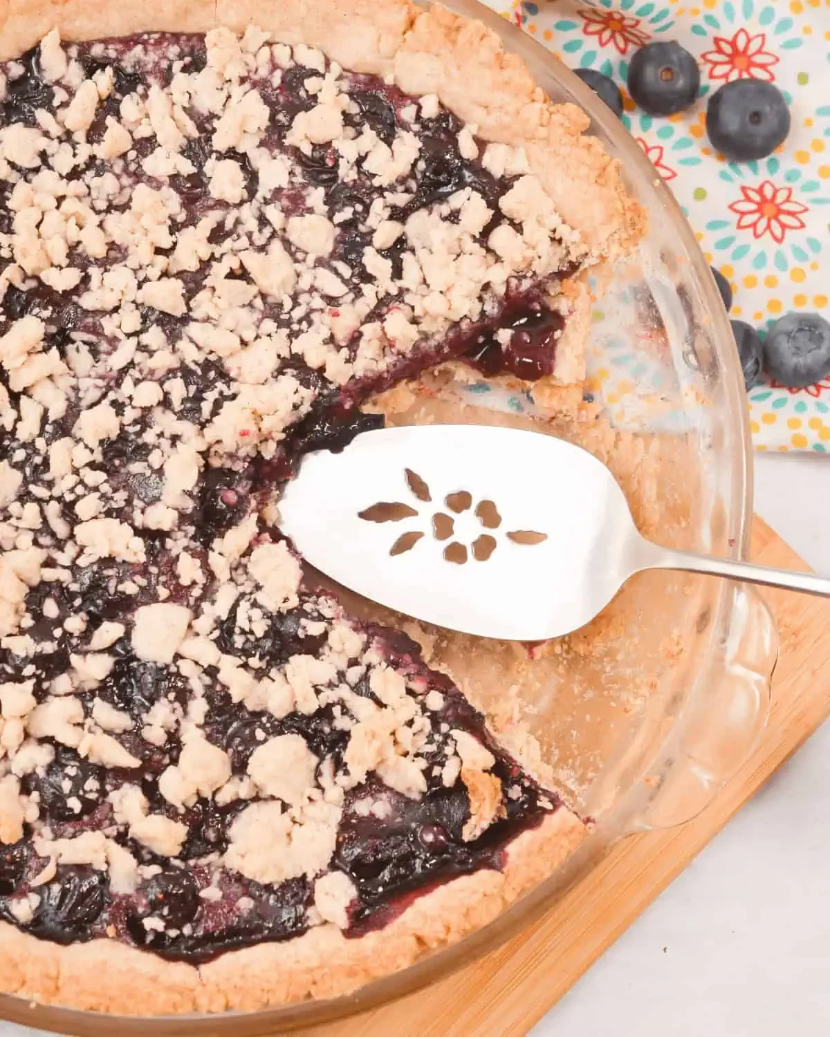 Blueberry Crumb Pie