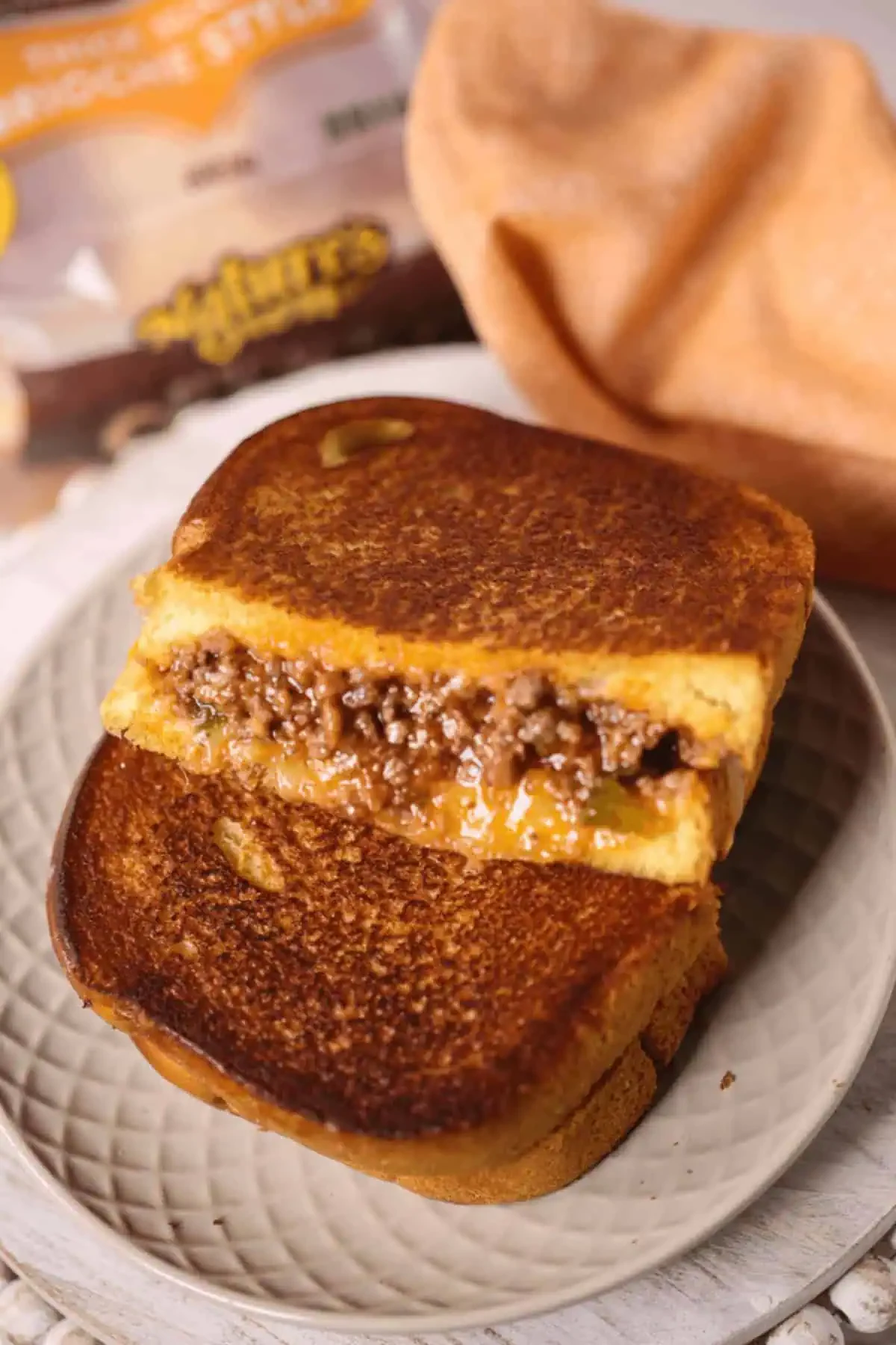Sloppy Joe Grilled Cheese