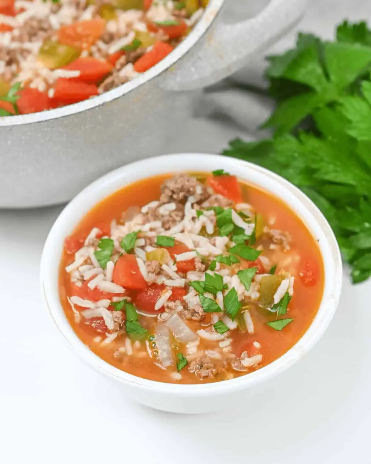 Unstuffed Pepper Soup