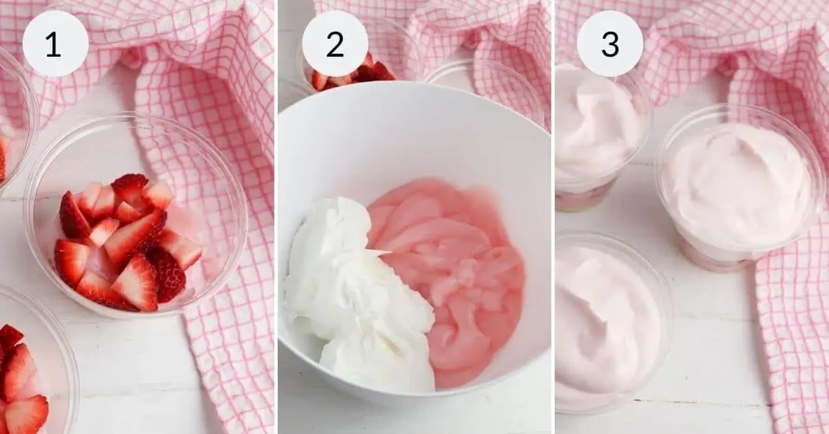 Strawberry Pudding Parfaits