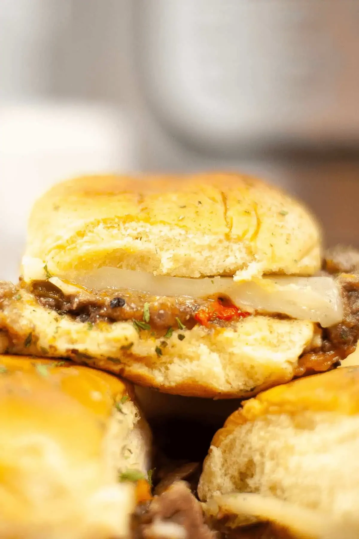Instant Pot Steak Sliders with Cheese