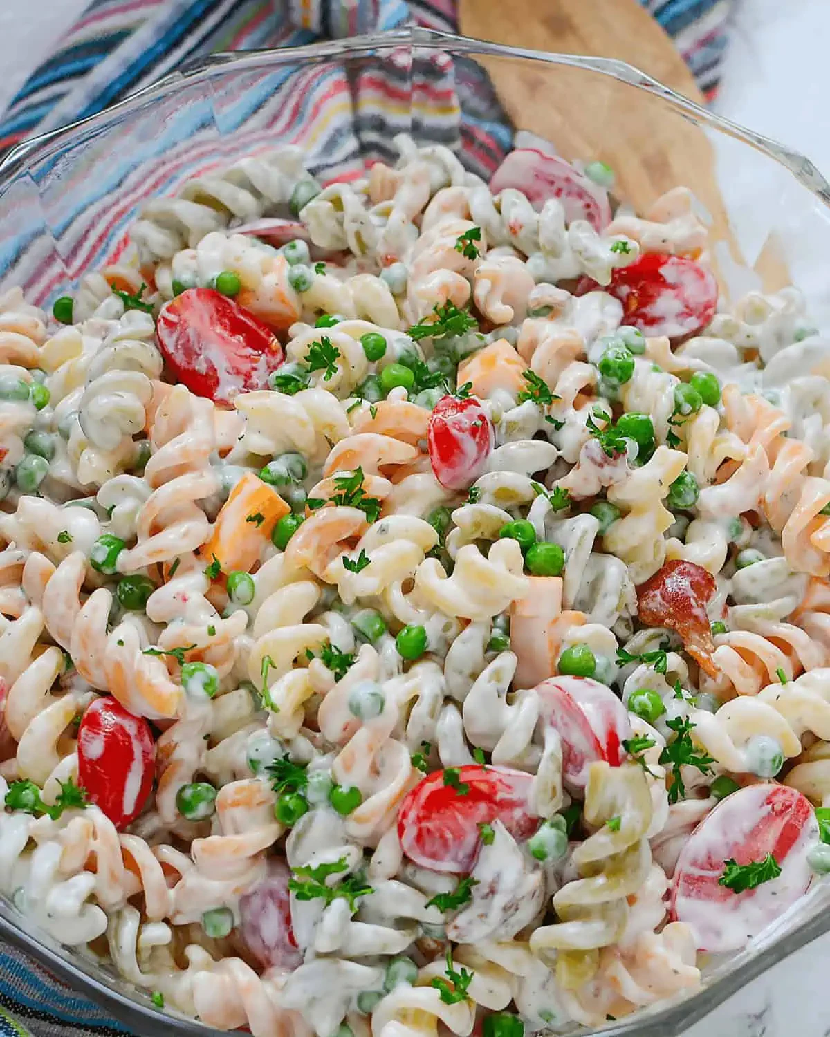 Bacon Pasta Salad with Ranch Dressing