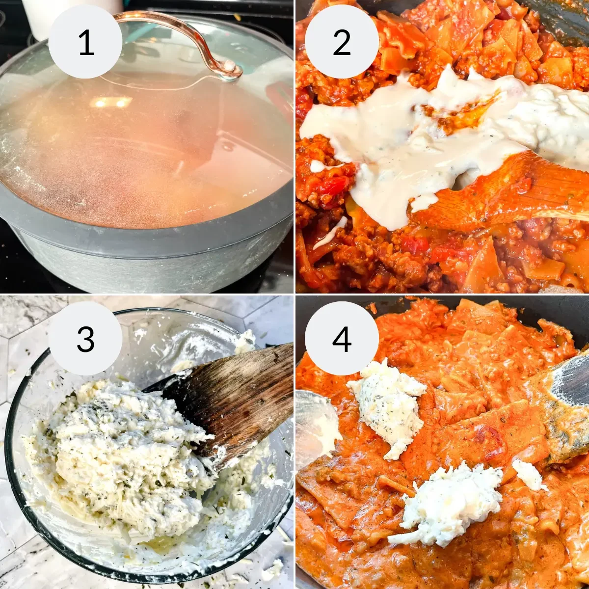 30 Minute Skillet Lasagna