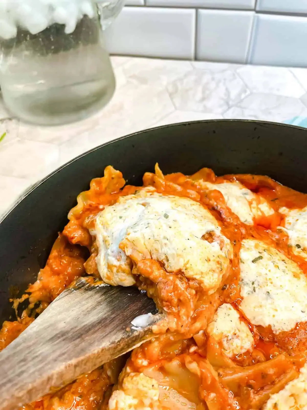 30 Minute Skillet Lasagna