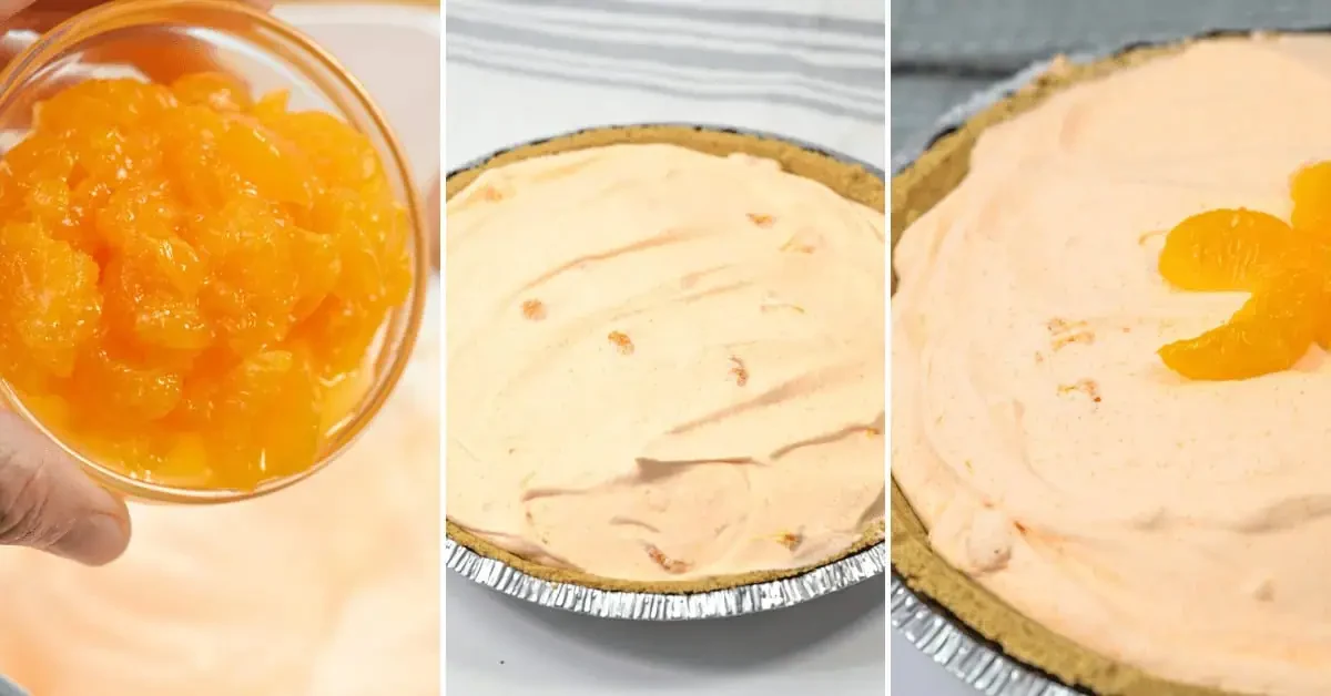 No Bake Orange Pie