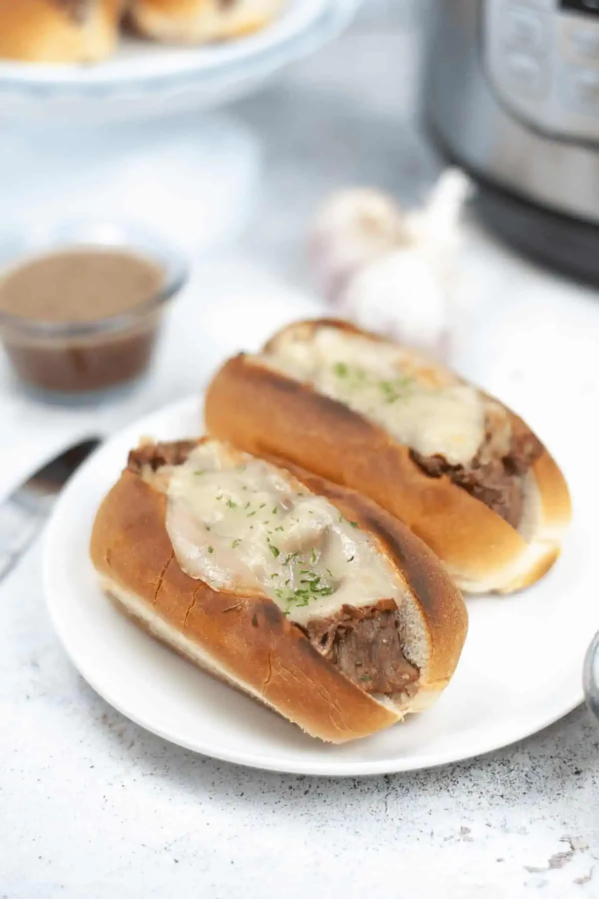 Instant Pot French Dip Sandwich