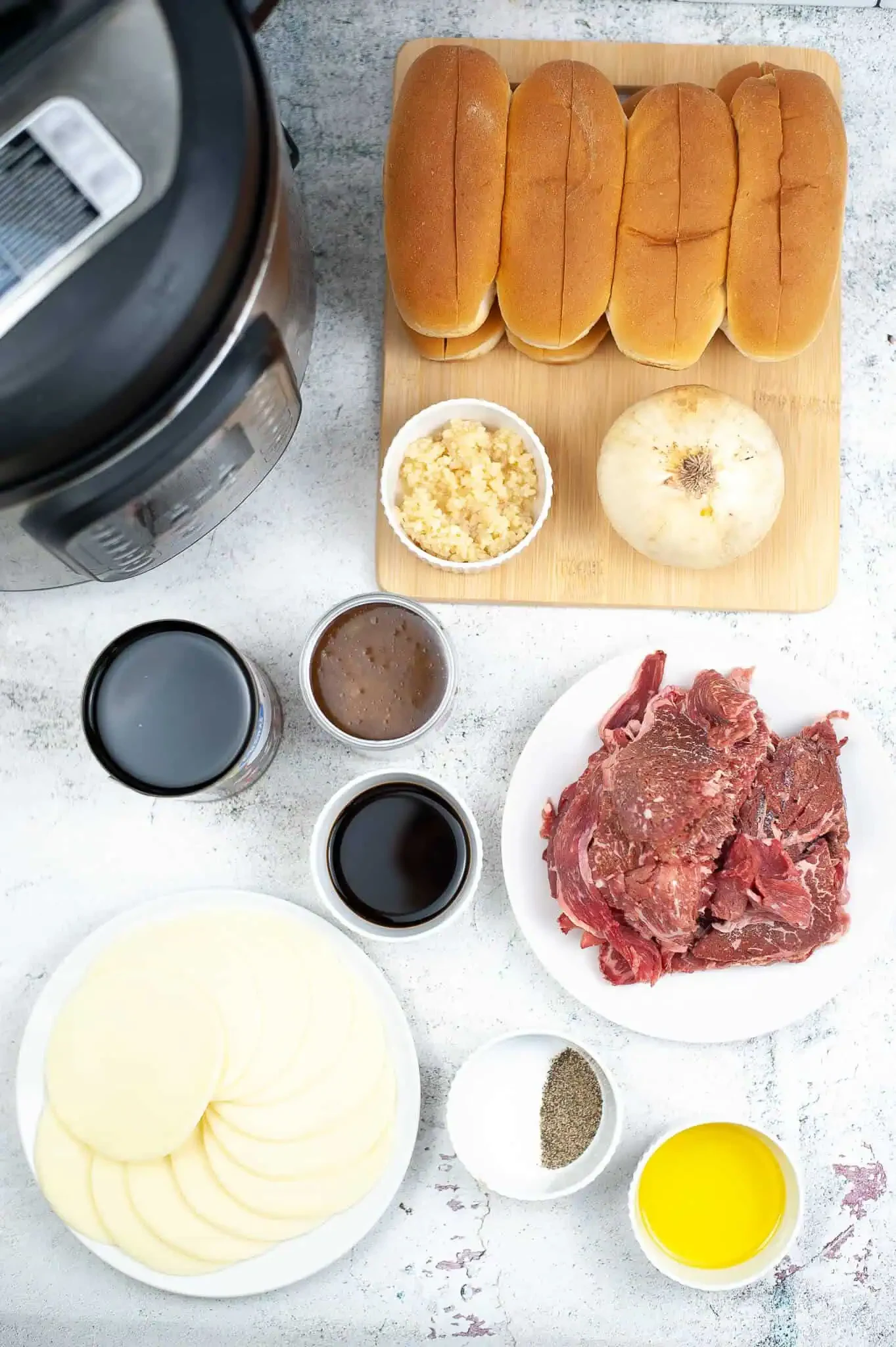 Instant Pot French Dip Sandwich