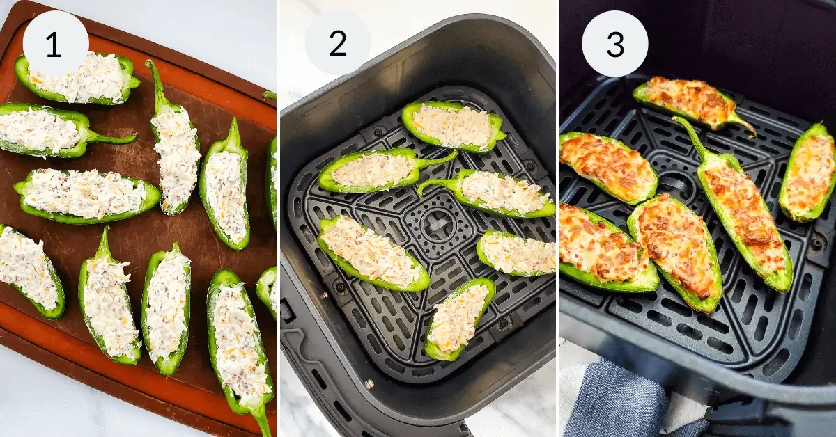 Air Fryer Jalapeno Poppers