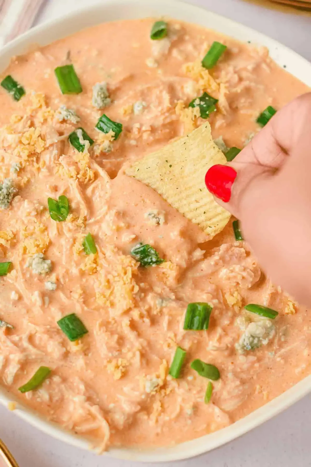 Instant Pot Buffalo Chicken Dip