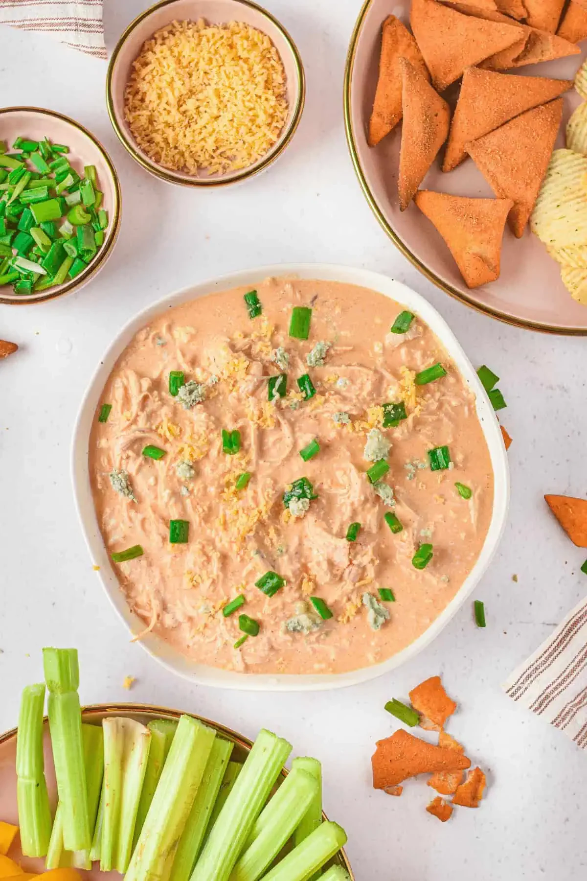 Instant Pot Buffalo Chicken Dip