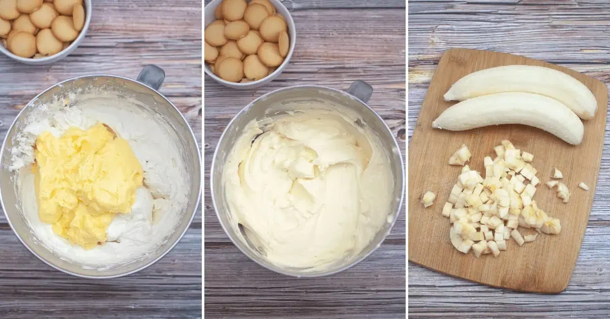 No Bake Banana Cheesecake