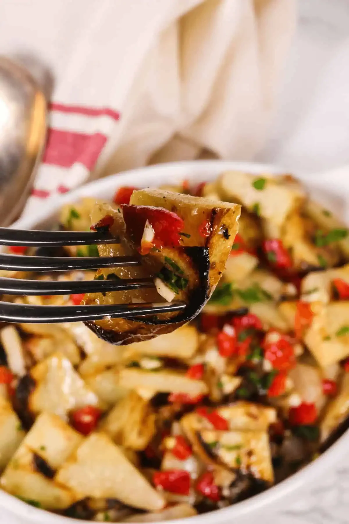 Grilled Warm Potato Salad