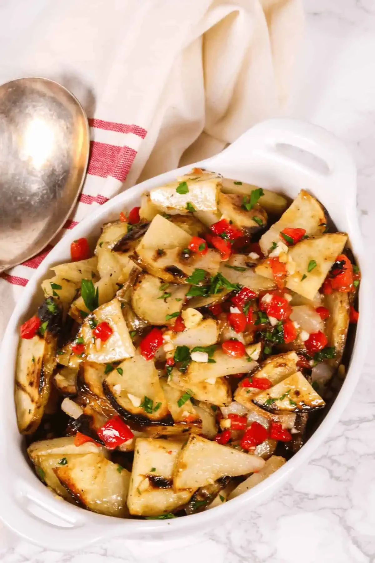 Grilled Warm Potato Salad
