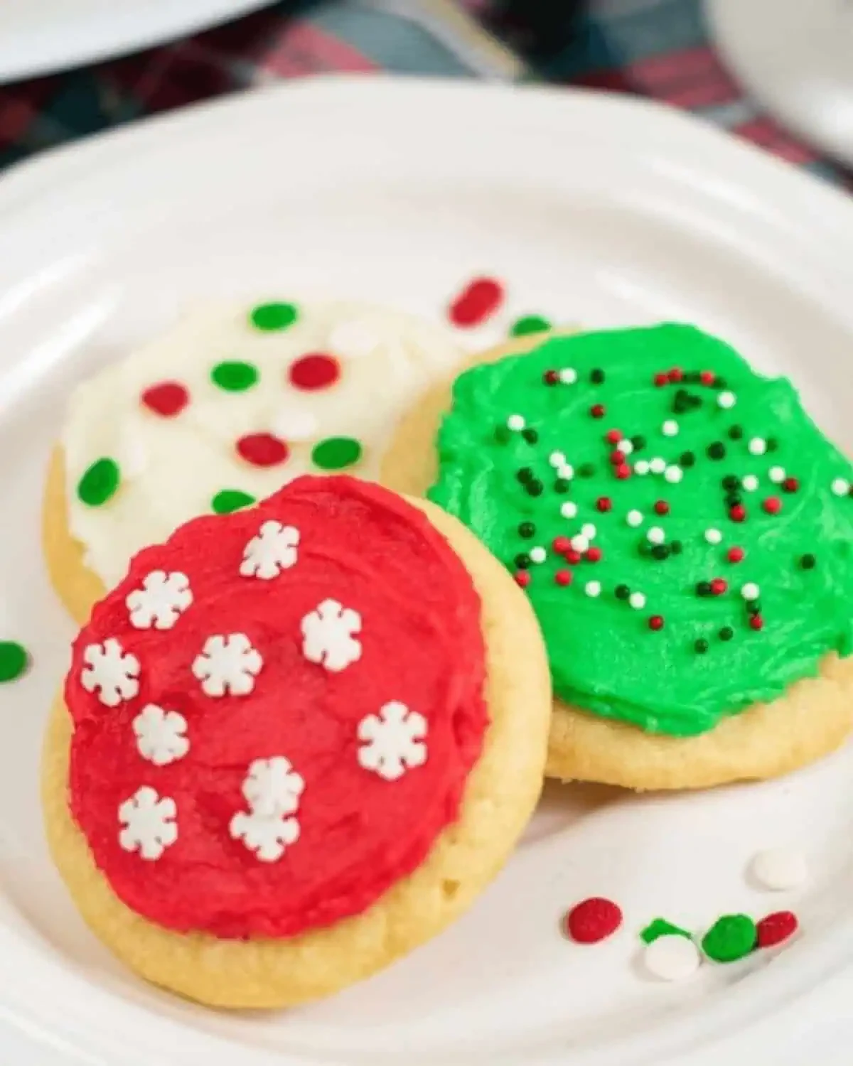 Soft Frosted Sugar Cookies