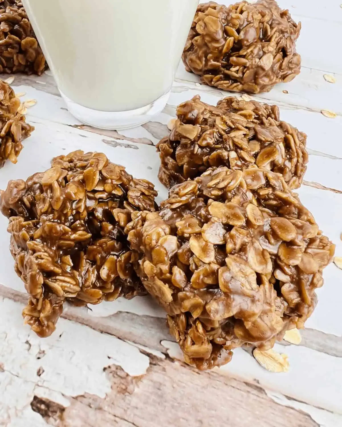 Chocolate No Bake Peanut Butter Oatmeal Cookies