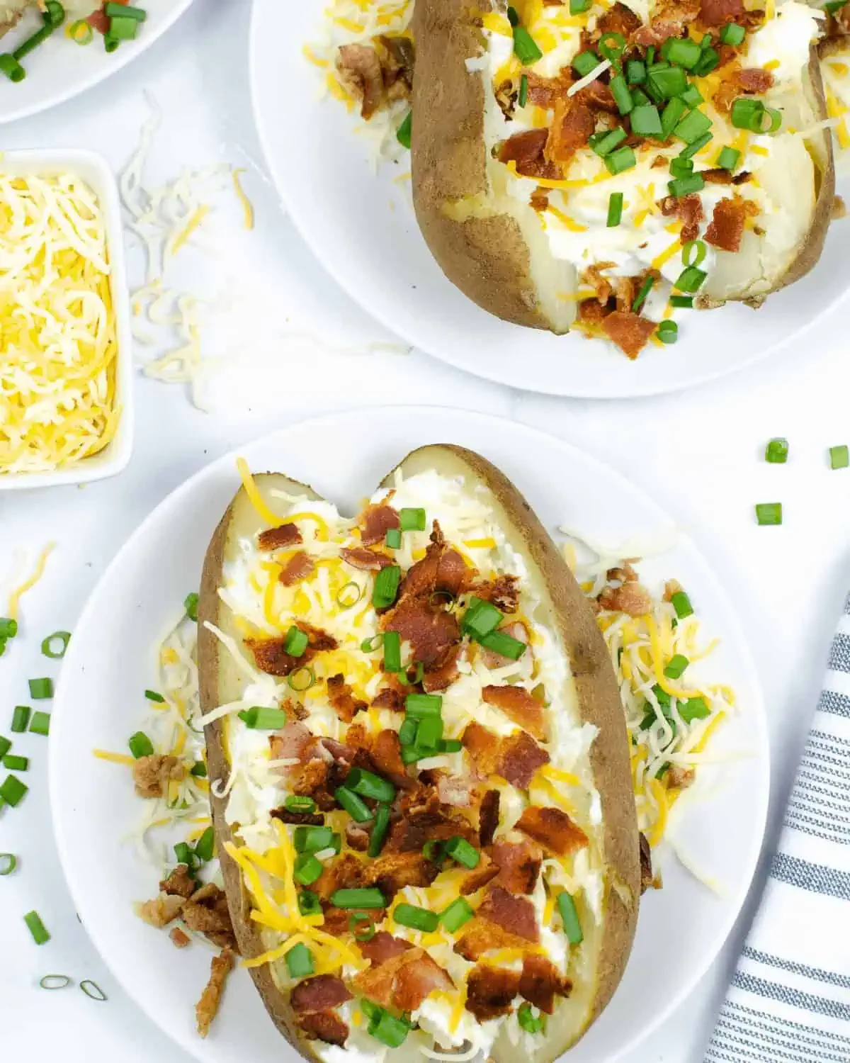 Loaded Instant Pot Steam Potatoes