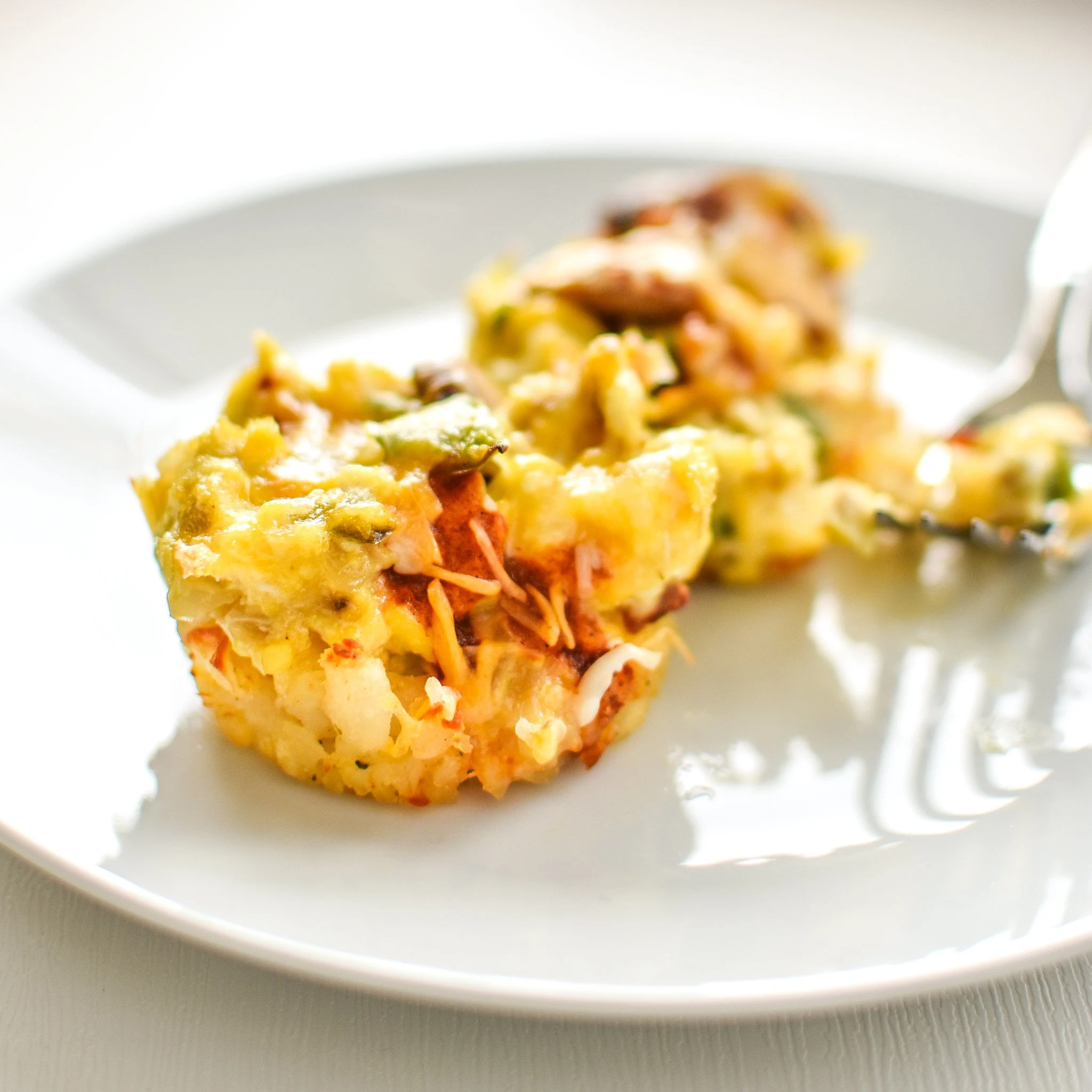 Southwest Muffin Tin Hash Brown Egg Cups