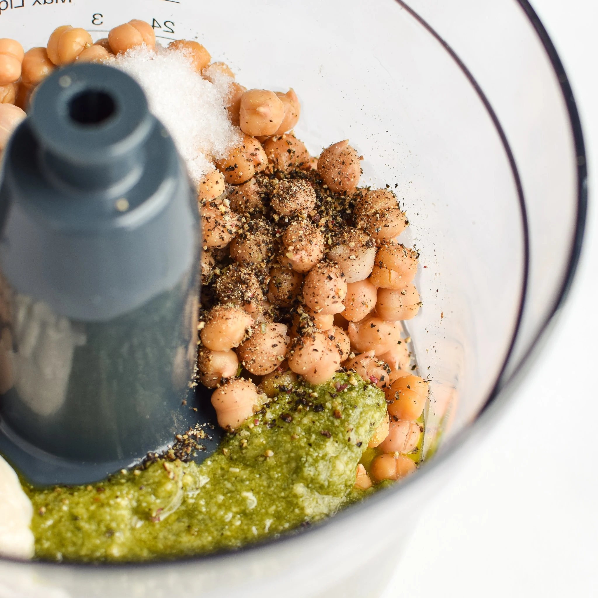 Snack Prep: Veggie Sticks with Easy Pesto Hummus