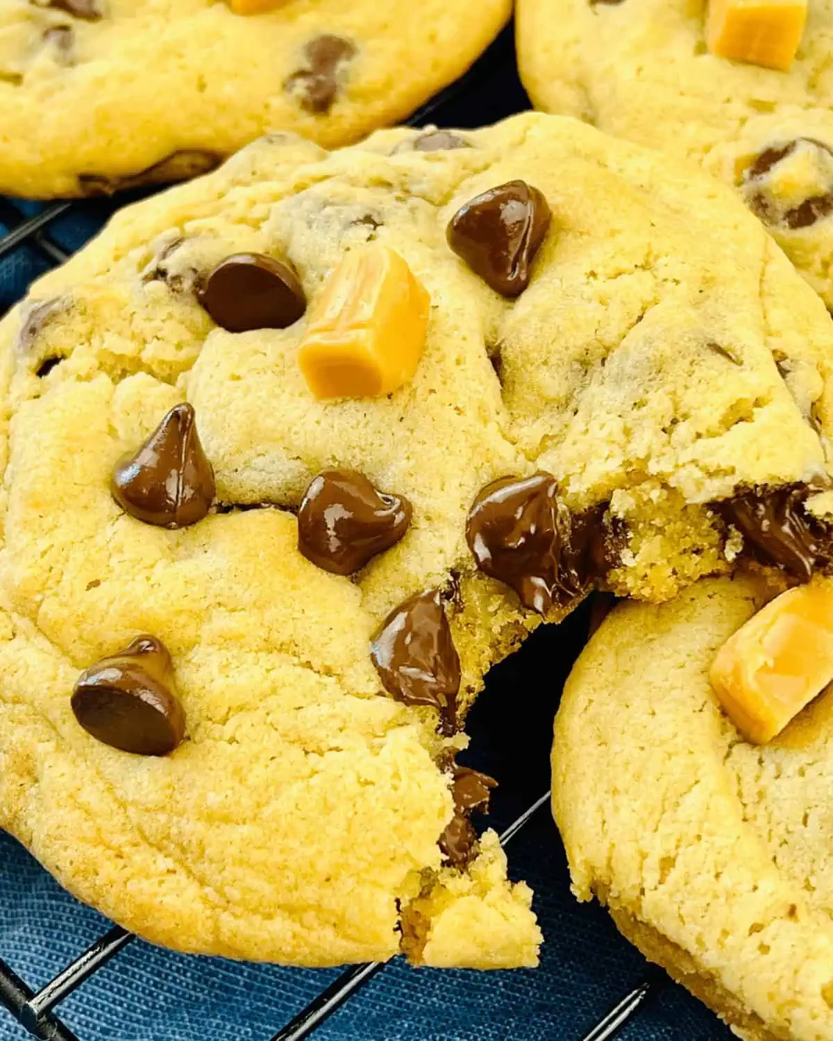 Caramel Chocolate Chip Cookies
