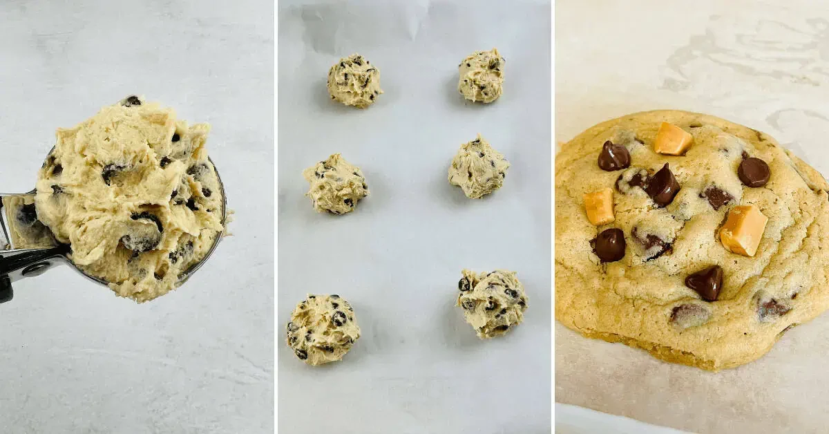 Caramel Chocolate Chip Cookies