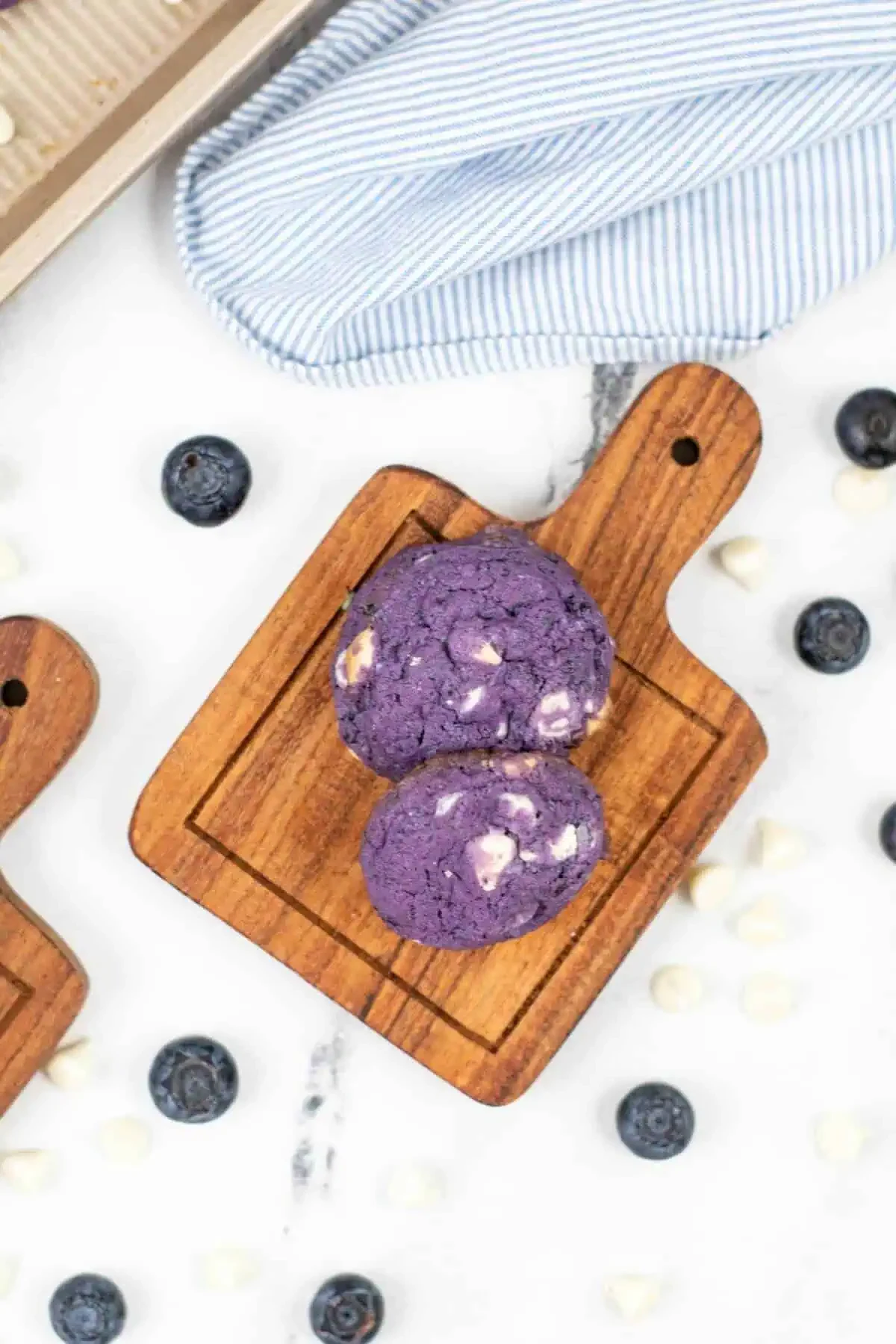 Blueberry White Chocolate Cookies