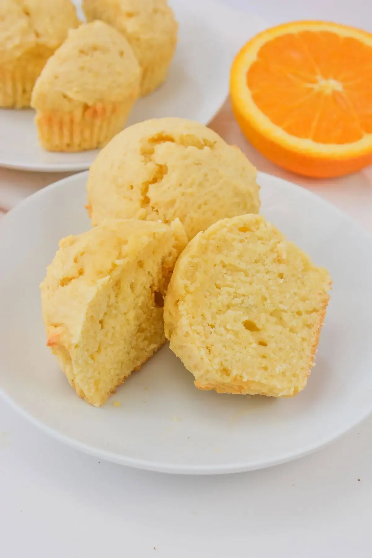 Orange Greek Yogurt Muffins