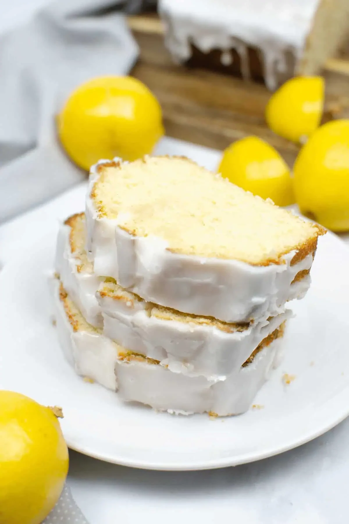Iced Lemon Loaf Cake (Copycat Starbucks)