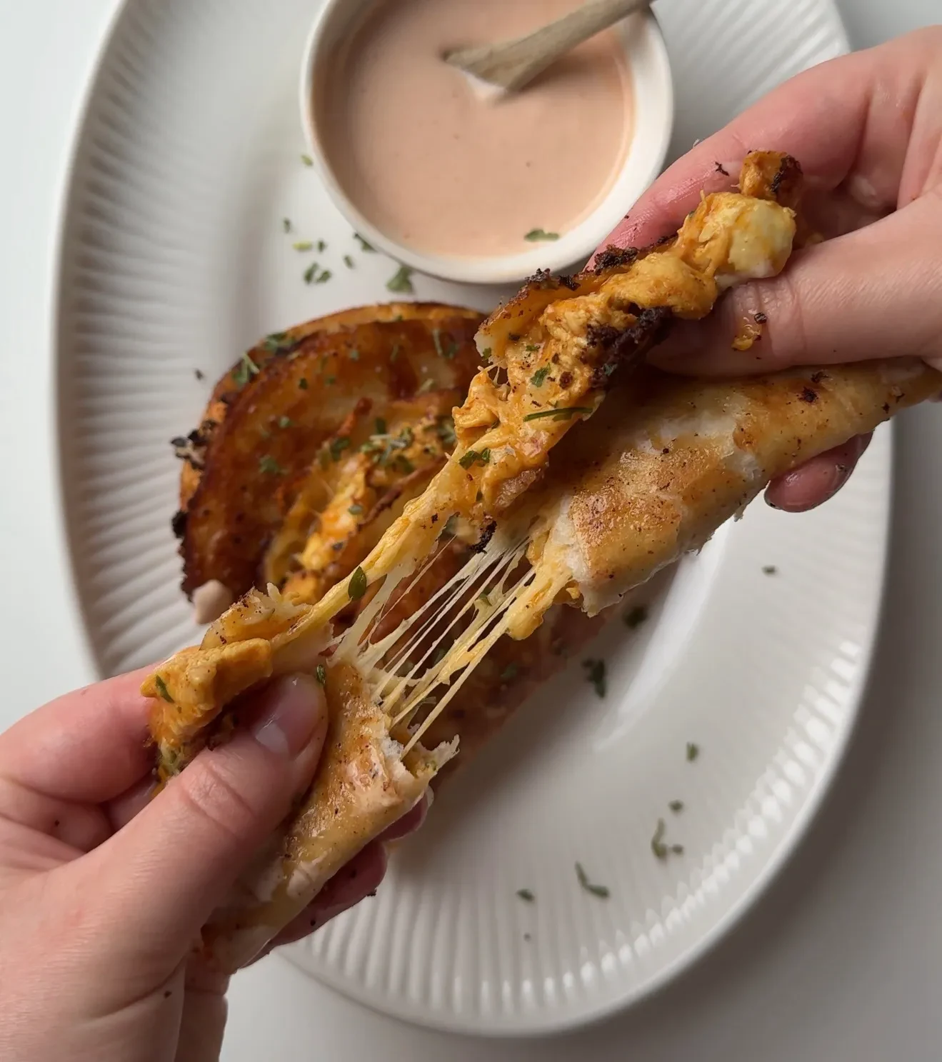 Honey Buffalo Chicken Tacos