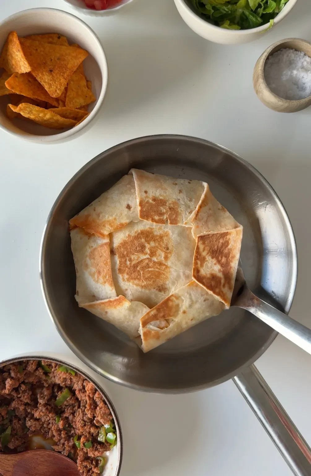 Taco Bell Supreme Crunchwrap with Doritos