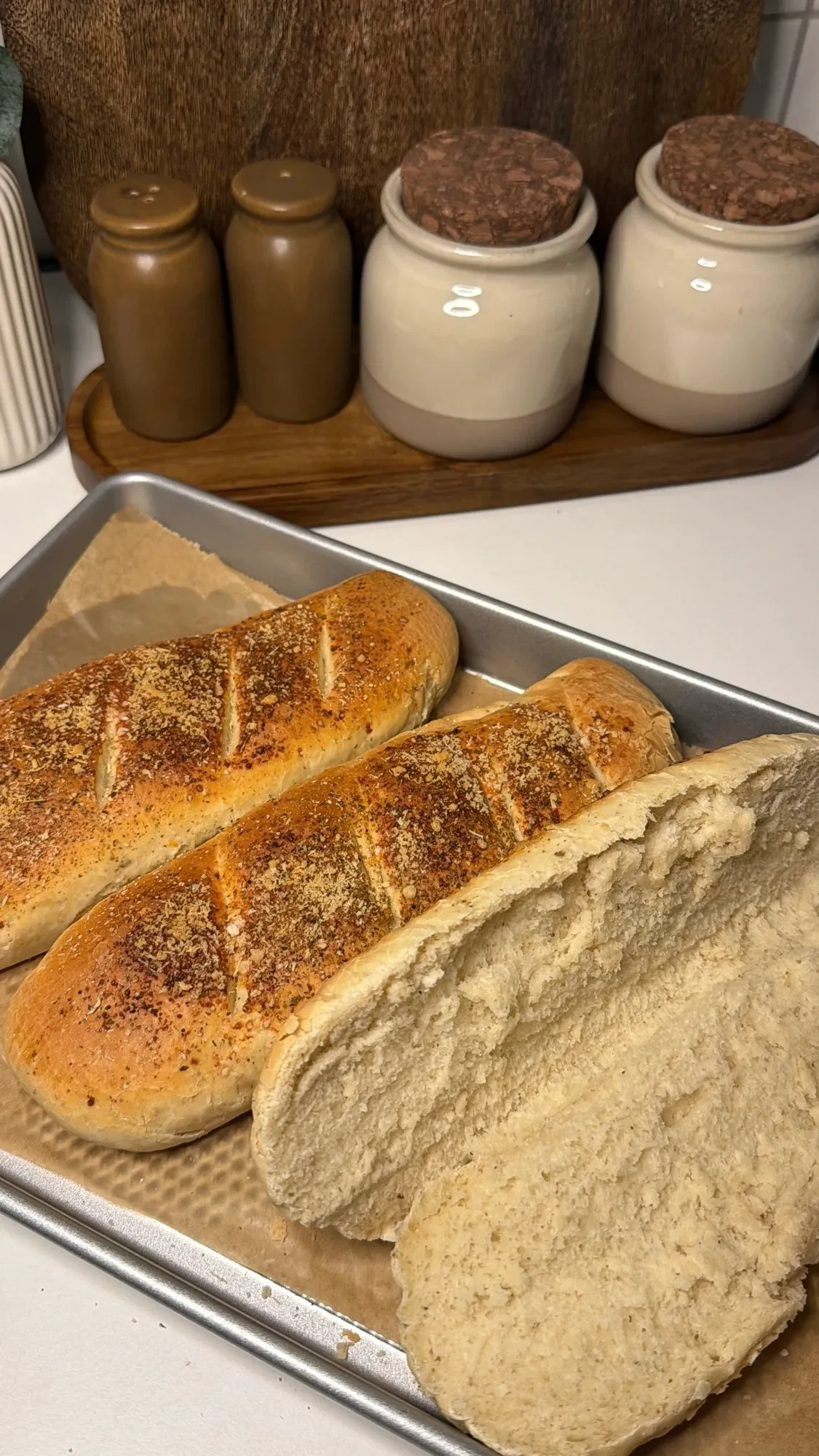  Italian Herbs and Parmesan Subway-Style Sandwich Bread