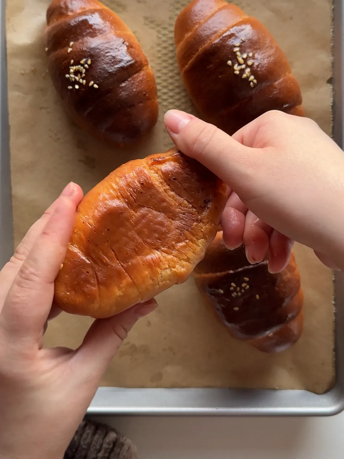 Crispy Buttery Salt Bread