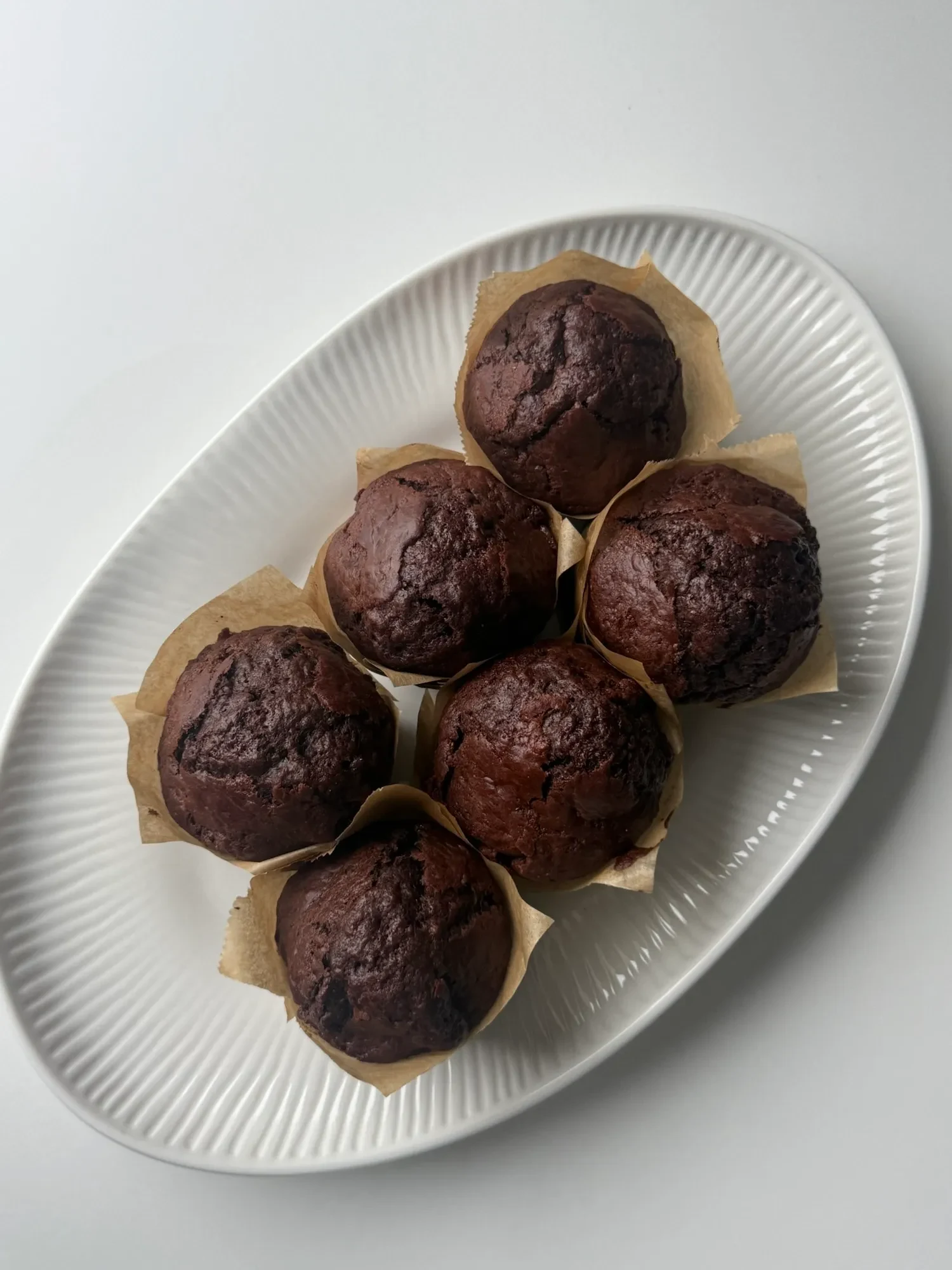 Double Chocolate Banana Bread Muffins