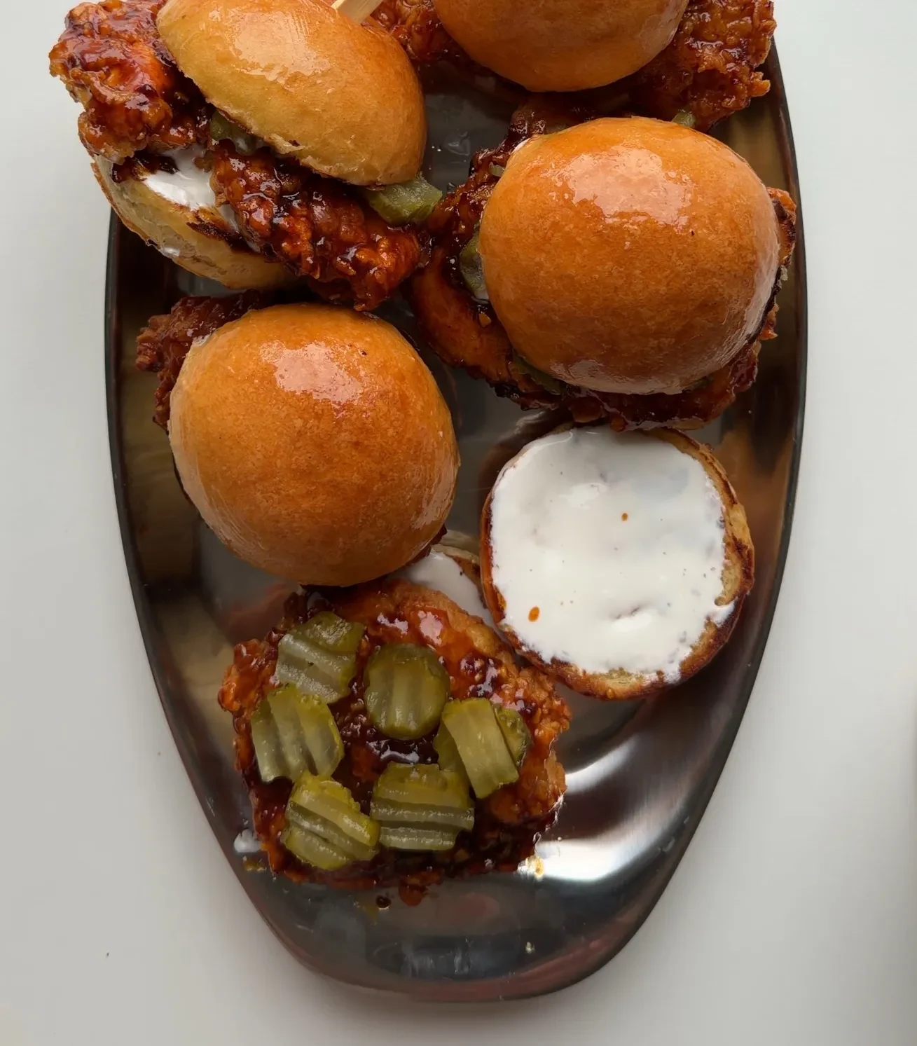 Honey Chipotle Chicken Sliders