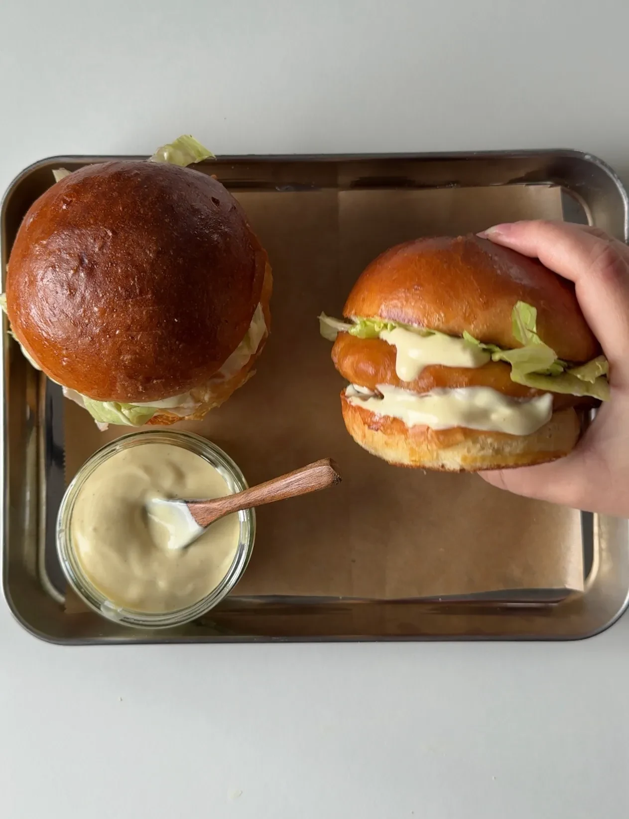 Homemade McChicken Sandwich