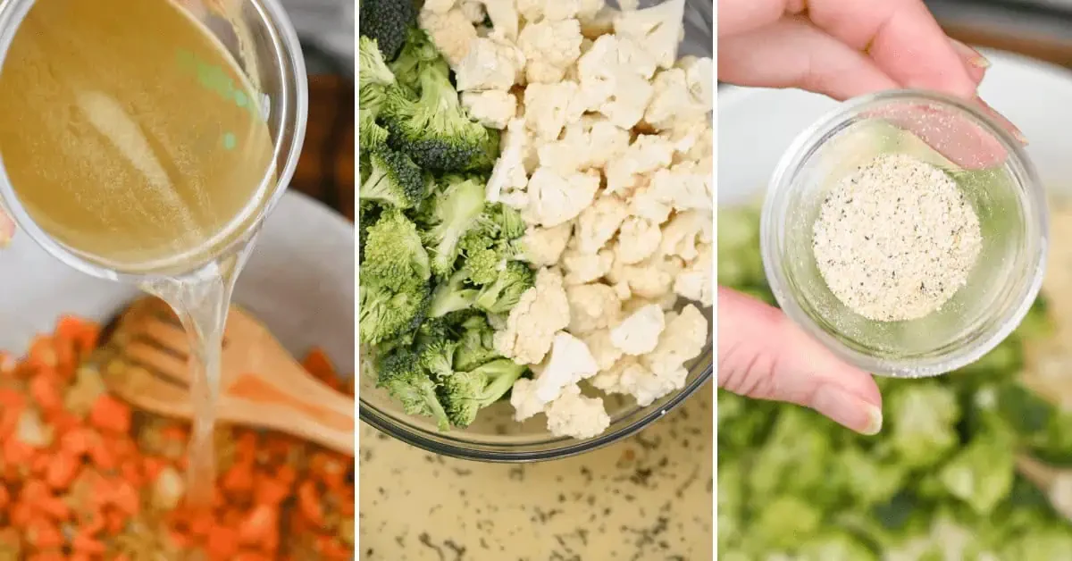Broccoli Cauliflower Soup