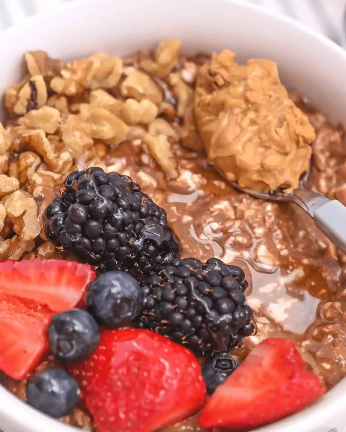 Chocolate Cottage Cheese Breakfast Bowl