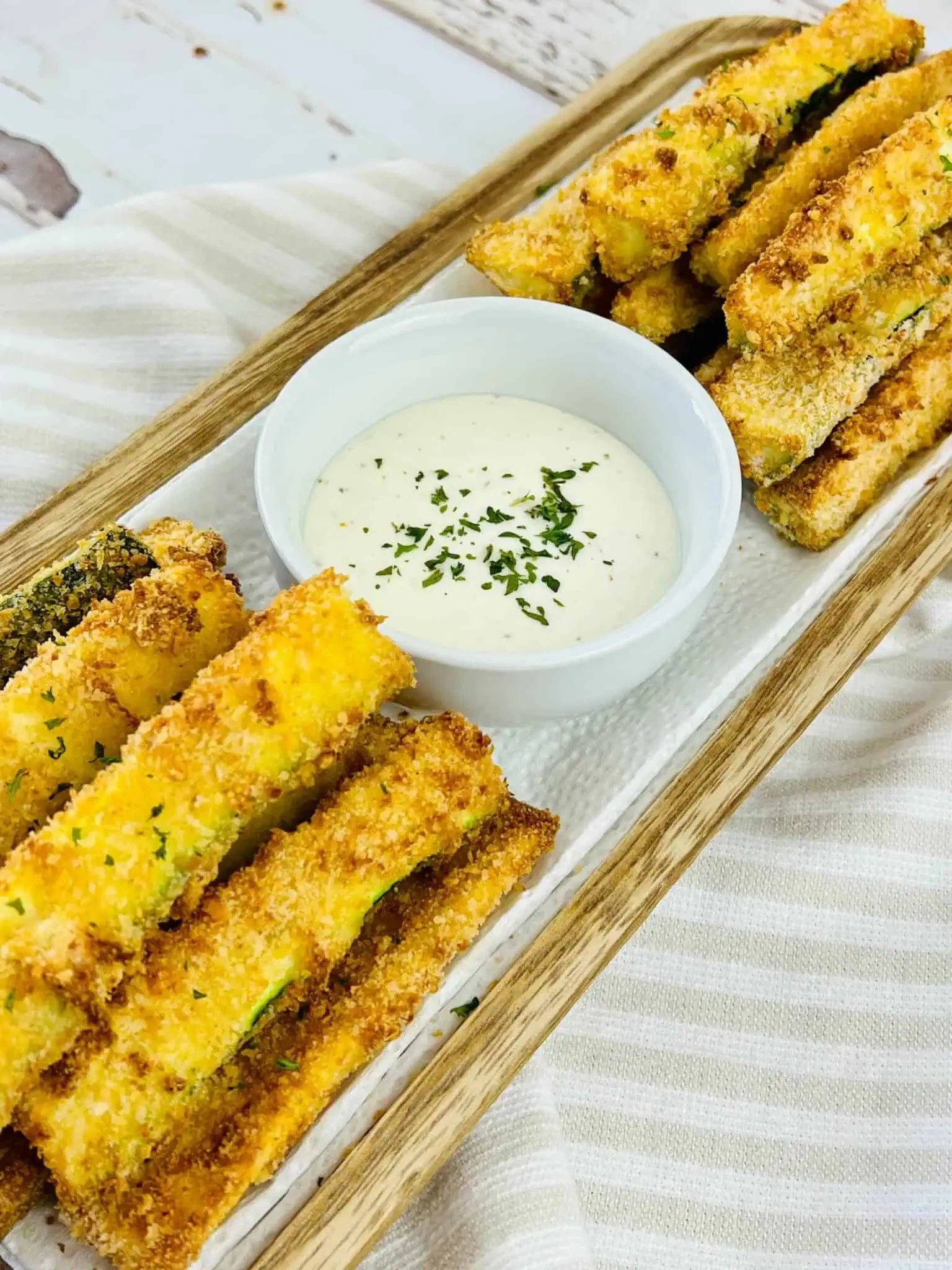 Oven Baked Zucchini Sticks