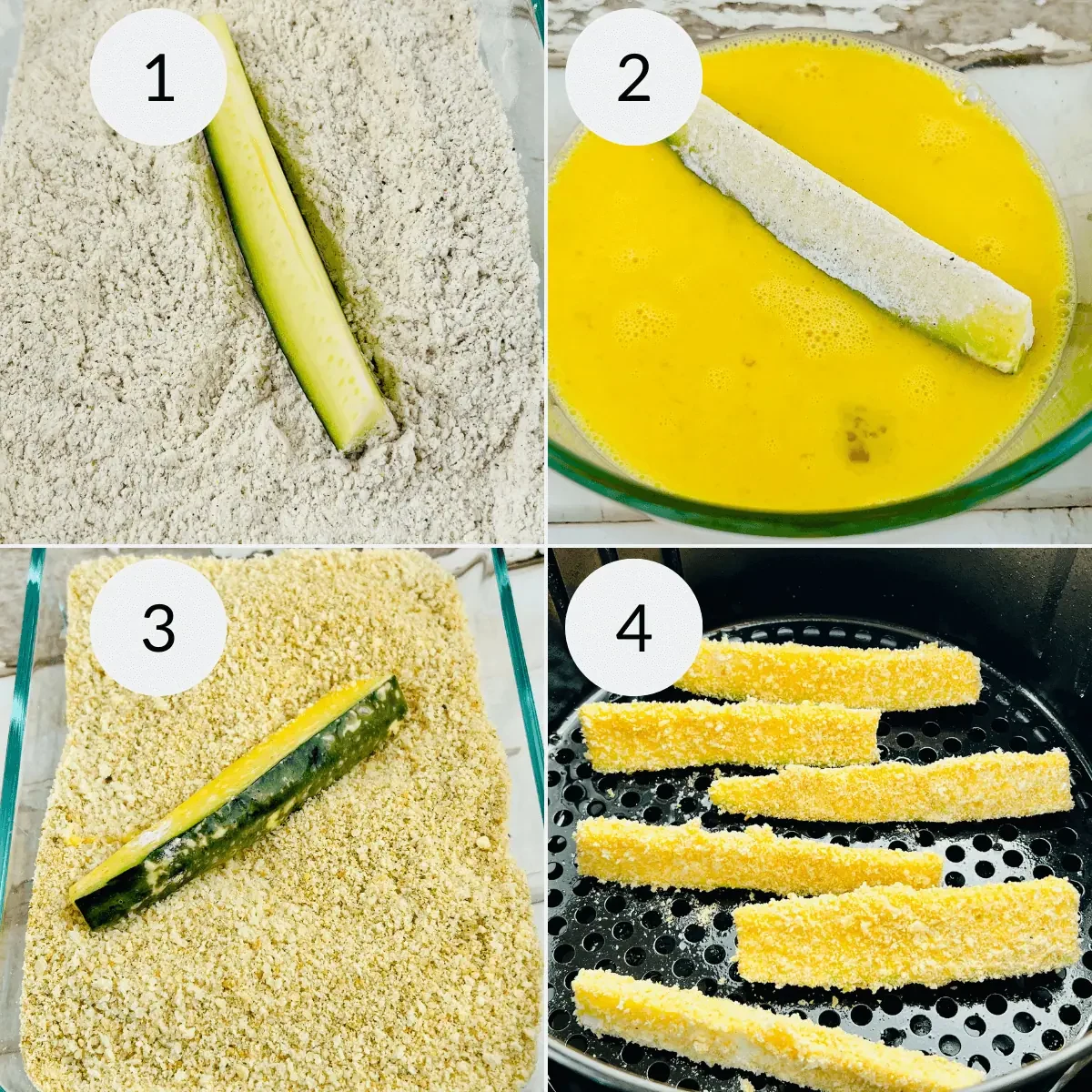 Oven Baked Zucchini Sticks