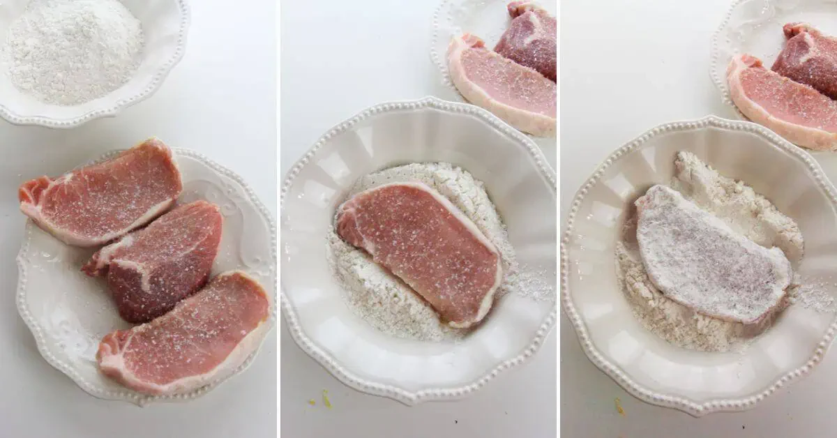 Pan Fried Boneless Pork Chops