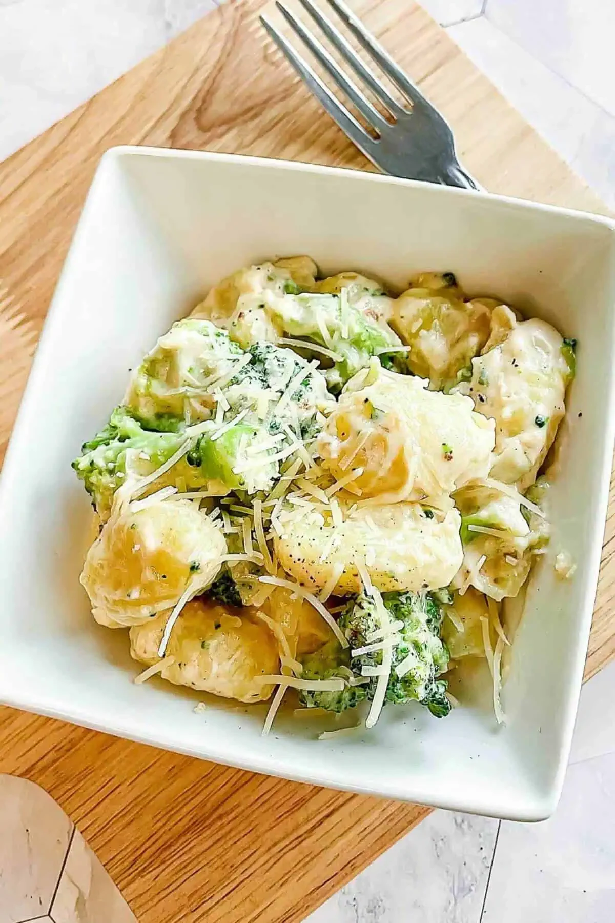 Creamy Gnocchi Alfredo with Broccoli