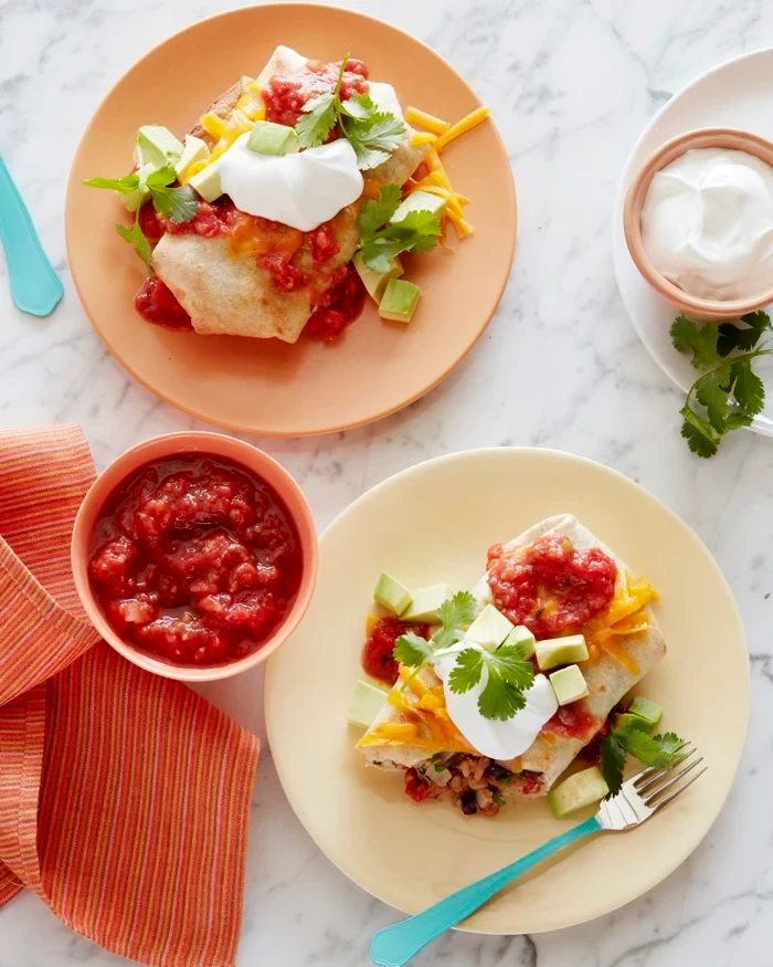 Vegetarian Chimichangas