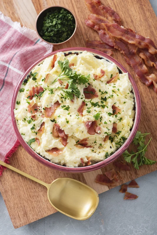 Buttermilk Bacon Whipped Potatoes