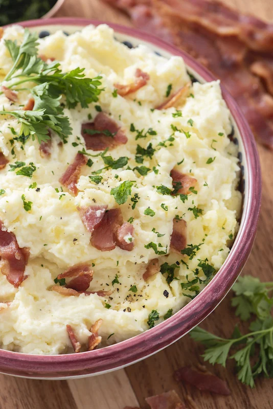 Buttermilk Bacon Whipped Potatoes