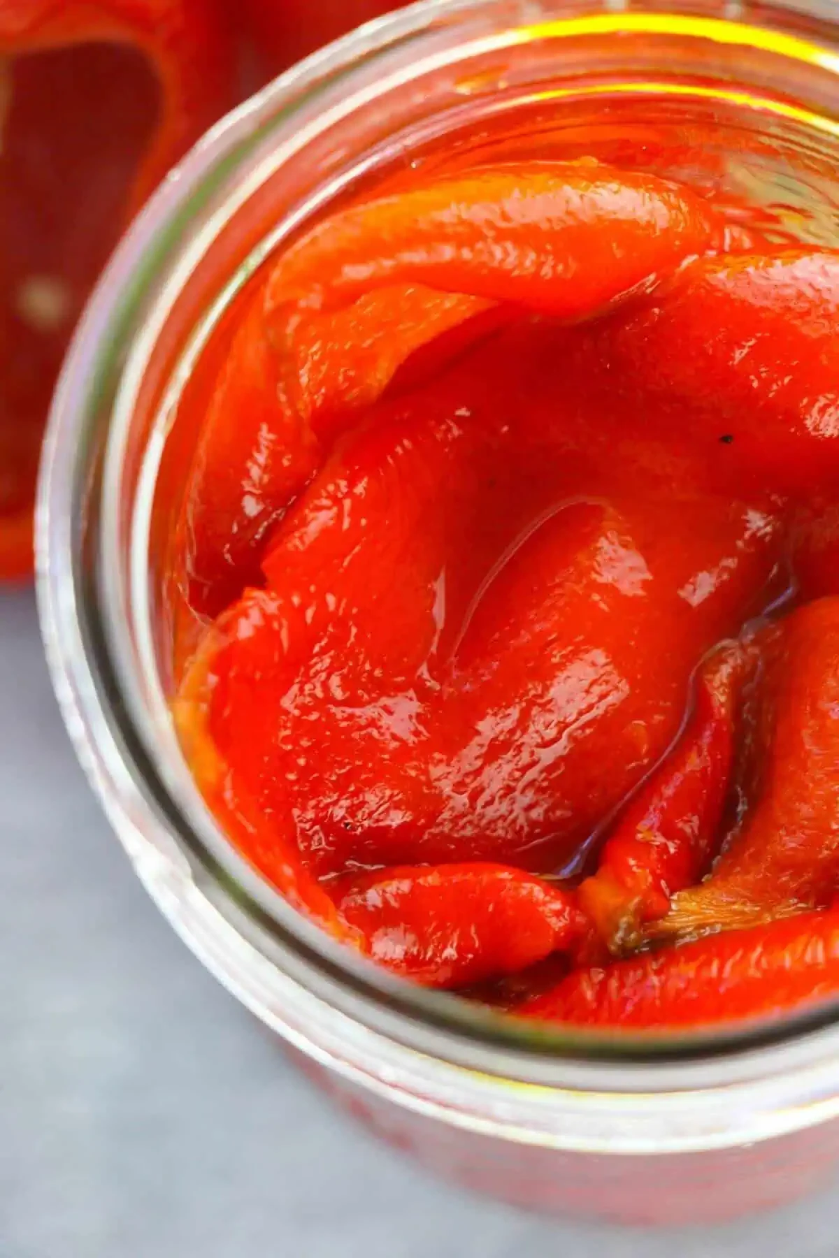 Homemade Roasted Red Bell Peppers