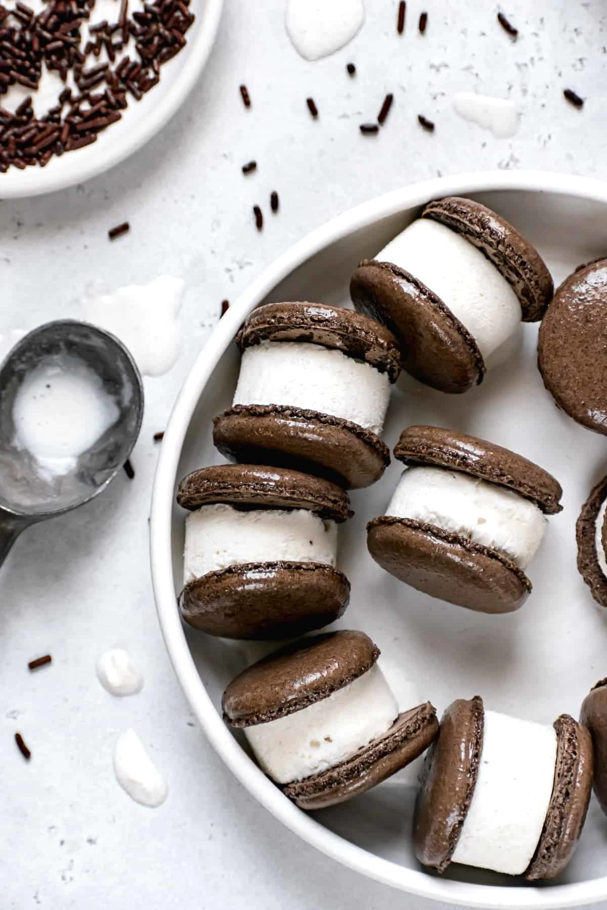 Macaron Ice Cream Sandwiches