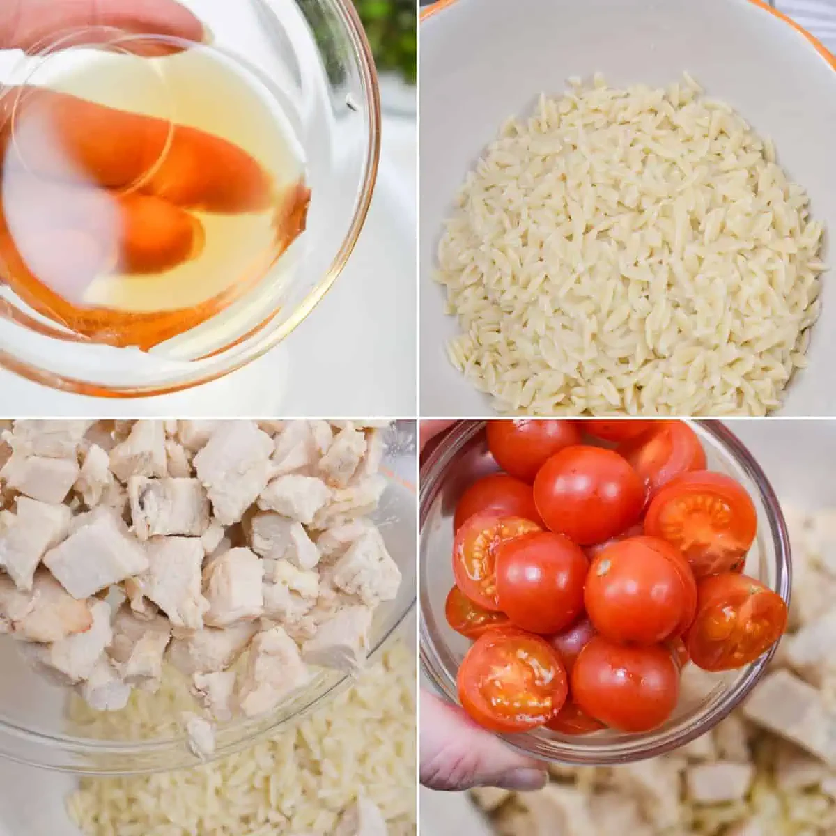 Chicken Orzo Pasta Salad