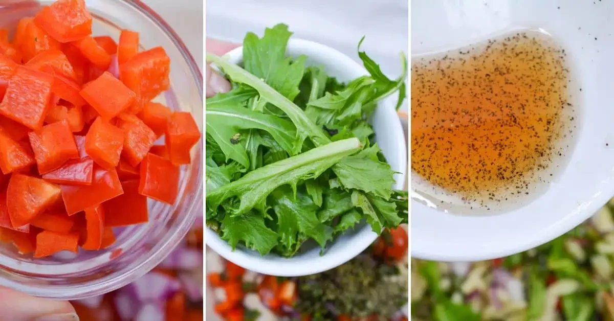 Chicken Orzo Pasta Salad