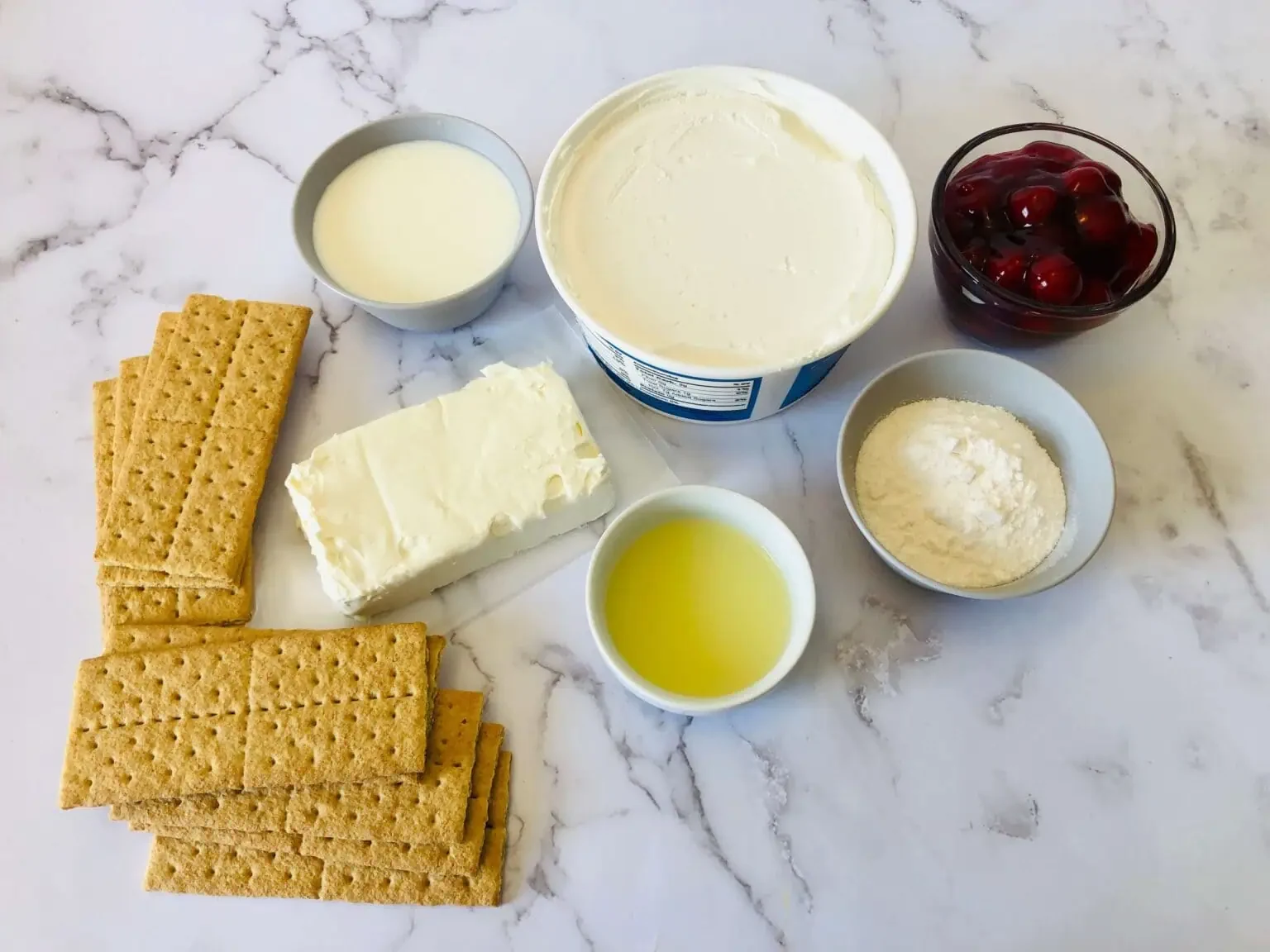 No Bake Cherry Cheesecake