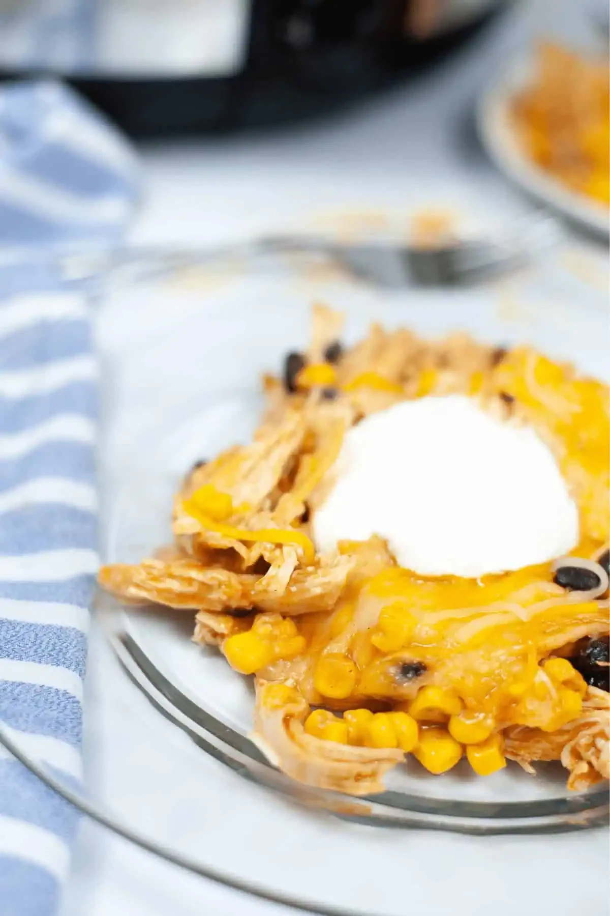 Slow Cooker Mexican Chicken Lasagna